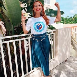 Pleated Midi Skirt from Zara